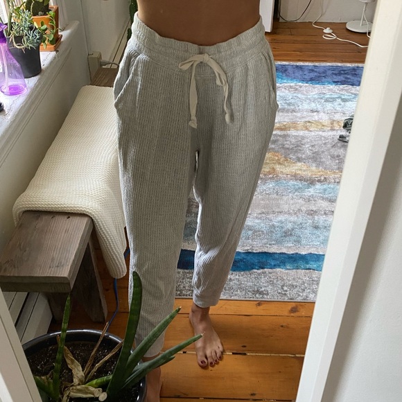 Aerie Waffle Knit Joggers Cheap Sale 